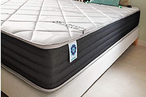 Naturalex | Viscosystem | Materasso Memory alla Francese 140x190 cm | Sistema Distribuzione del Peso Aero Latex Extra Comfort | Adattamento Graduale con Zone Ergonomiche Indipendenti | Equilibrato