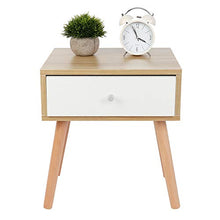 Comodino Durabile Durable Bedroom Mobili da Comodino con Un Cassetto Cabinet Caset Stoccaggio Organizer