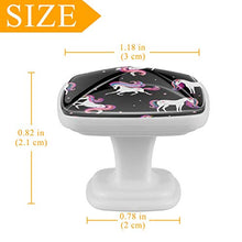 Arcobaleno di unicorno 4 PCS Pomelli per Porta, Pomolo per Mobile, Pomelli per Mobili con Viti, Maniglia per Armadietto, Pomelli per Porta, Pomelli per Cassetti per Porta, Armadio, Cassetto e Credenza
