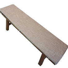 Cuscino per Panca Lunga Cuscino per Panca da Giardino per Esterni Cuscino Antiscivolo per Patio per Altalena, Divano, mobili, Sala da Pranzo, 2-4 posti (D, 30x100x3cm)
