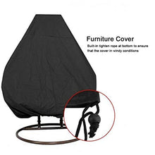 Copertine Egg Chair Altalena, Esterna Impermeabile Antipolvere Hanging Prova Copertura della Sedia, Copertura della Sedia 210d, per Esterno Giardino Patio Rattan Chair Seat Swing