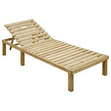 vidaXL Lettino Prendisole Sdraio Lounge Letto Divano da Esterni Accessori per Patio Mobili da Giardino Arredo da Esterni in Legno di Pino Impregnato