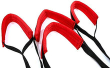CareUToo Altalena Rotante a 360 ° con Comodo Sedile con Cuscino Morbido, soddisfa Le tue Varie Posture Rosso