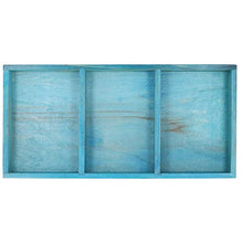 Duokon Portaoggetti in Legno retrò Portaoggetti Rettangolare da scrivania a 3 Scomparti Vassoio portaoggetti in Legno Organizer