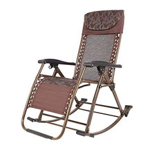 Sywlwxkq Sedia Relax da Ufficio con Balcone Sedie a Dondolo da Giardino da Esterno per Adulti Relax Comfort | Lettino da Giardino con poggiapiedi Regolabile e Schienale reclinabile | Reclin