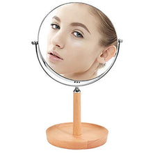 Czlsd Specchio da Trucco Fronte-Retro da tavolino Specchio da tavolino Specchio da Trucco Girevole a 360 Gradi può Pulire Il Desktop