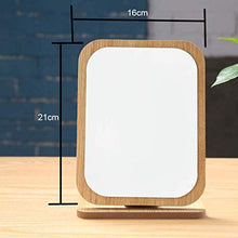 Chenbz Specchio di vanità Portatile Pieghevole Pieghevole Specchio Rotondo Appeso Specchio Appeso per Tabella Controsoffitto Bagno Cosmetico Viaggio