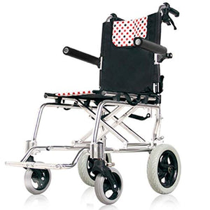 Accessori per la casa Leggero Pieghevole Sedia a rotelle per anziani Spessa Lega di alluminio Sedia a rotelle per anziani Pieghevole Pieghevole Leggero Ultraleggero Vecchio carrello Trolley Scooter