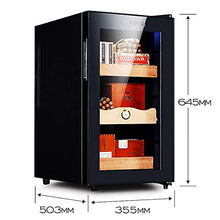Cigar Cabinet Free Standing Electronic Cigar Cooler Humidor Spagna Ripiani in Legno di Cedro a 3 Strati Display LCD della Temperatura Controllo Touch Intelligente