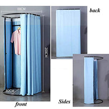 MAHFEI Negozio di Abbigliamento per Camerini, Camerino di Prova Traccia Mobile di Tipo U. Spogliatoio Autoportante Protezione Privacy Partizione Kit Tenda Spogliatoio Portatile
