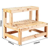 XD Sgabello da Bagno Sgabello in Legno Sgabello da Bagno Impermeabile Sgabello da Doccia Color Caramello Sgabello Rettangolo Seduta Sgabello Cambia Panca Sgabello da Pranzo a Forma di Sgabello