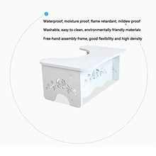 LZL Sgabello WC Sgabello a Sgabello vasto vasino Bagno WC Antiscivolo Sgabello in Legno Eco-Friendly e sostenibile Vasino Tozzo (Color : White, Dimensione : Conventional)