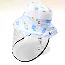 TOYANDONA Bambini Visiera Cappello Trasparente Visiera Copricapo Protezione per Il Viso Protezione per Il Viso Anti Sputo Anti-Nebbia Visiera Cappello per Bambino Forniture Esterne (46 Cm)