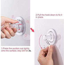 Angou, ganci a ventosa, per porta del bagno, porta in vetro, da appendere a ventose, utensili da cucina, borsa, chiavi, appendiabiti, portasciugamani (6 pezzi, piccolo)