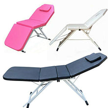 Kaibrite lettino da 182cm 60cm,pieghevole,per massaggi estetici, lettino da massaggio,sedia a sdraio,pieghevole in 3 posizioni,mobile per cosmetici,sedia da massaggio,divano (bianco)