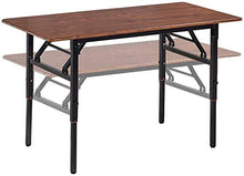 Xicaimen Tavolo Pieghevole  a casatavolomultifunzione (53 / 74cm)   Piccolo Tavolo da Pranzo Rettangolare Portatile  100x60cm Tavolo Grande  Colore Legno Scuro