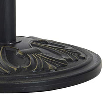 Outsunny Base per Ombrellone per Palo da 35mm/38mm/48mm Peso 13KG da Giardino HDPE Φ48x34cm