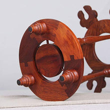 MTBH PMTBHPortabottiglie in Legno Antico con Supporto in Vetro da Tavolo portabottiglie da appoggio portabottiglie Regalo in Stile Cucina