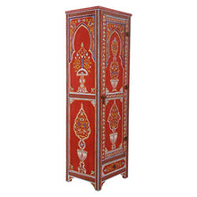 Casa Moro | Armadio marocchino Bedia 60x50x200 cm (L/A) dipinto a mano in legno massello | artigianale di Marrakech | Armadio orientale in legno a partire da 1001 notti | MO4208