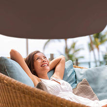 Relaxdays, Marrone Tenda a Vela Quadrata, Idrorepellente, Anti UV, con Corde di Supporto, Terrazza, Giardino, LxP: 3x3 m