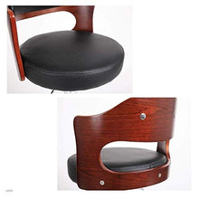 LIN-rlp Sgabelli da Bar seggiolone Multifunzione Regolabile a 360 ° Girevole di Gas dell'elevatore Extra Large Base Schienale poggiapiedi Colazione Bar Dining casa Pianale da Cucina Trucco