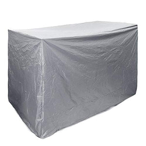 DHTOMC Altalene a baldacchino Campeggio Esterno Impermeabile Heavy Duty Barbecue Seat Swing Copertura del Patio del Giardino 3 posti Amaca Protezione Grey per posti a Sedere all'aperto da Giardino