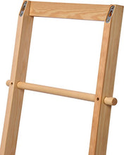 dobar 29745 FSC Kiefer Asciugamano Testa con 4 Pioli, portasciugamani, attaccapanni da Fissare alla Parete, in Legno, Naturale, 42 x 4 x 142 cm