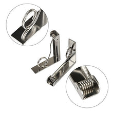 ZoomSky Tovaglia Clips 4 Pezzi Picnic Tovaglietta da Tavolo in Acciaio Inox Morsetti di Copertura Tavolo per la casa della Festa Nuziale della Cucina