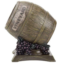 ASDFY Portabottiglie in Resina a Forma di Botte Soggiorno Armadietto da Vino Decorazione da Tavolo Portabottiglie Bar Pratico Arredamento Interno Portabottiglie