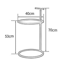 MMWYC Tavolino Tavolino Moderno Semplice Mini Ferro Battuto Piccolo Angolo Diversi Piccolo Appartamento Composto da Soggiorno Tondo Divano Laterale Diversi Metallo (Color : Gold)