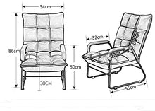 -Recliner Sedia Brown Dark Brown Lazy Divano Lazy Sedia per Il Tempo Libero Sedia a Sdraio Balcone Balcone Camera da Letto Pranzo Break Pieghevole Sedia Poltrona Couch Moderno Sofà