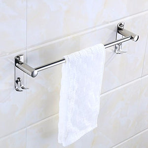 MBYW moderno e minimalista ad alto carico portasciugamani porta asciugamani da bagno mensola porta asciugamani con gancio, barra portasciugamani da bagno, asta singola, 60 cm