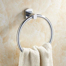 JKCKHA Northern Europe. Bello tovagliolo di Rame Anello portasciugamani Bagno Balcone Comodo portasciugamani Bagno Hardware Ciondolo placcatura Portasciugamani Multifunzione