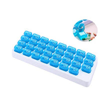 BESTonZON Portapillole Mensile 31 Giorni Organizzatore Mensile di Pillole Dispenser Giornaliero di Medicinali per Piccole Pillole per Viaggi d'Affari Uso Quotidiano