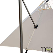 TheGoodGarden Ombrellone da Giardino Quadrato inclinabile 3x3 in Alluminio Ravello