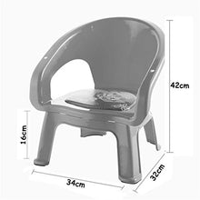 Mobili per la casa e Giardino Sgabello per Schienale per Bambini | Seggiolone di plastica | Sgabello per Bagno | Sedia da Bagno, Max. 50 kg Resistente Ottomani da Cucina (Colore : Pink)