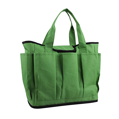 LINMAN LMH Borsa Toolkit Garden Tool Bag Bag Garden Tote Borsa a Mano con 8 Tasche Oxford per la casa Organizzatore di Giardinaggio all'aperto
