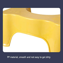Sgabello per servizi igienici Step sgabello per uso domestico Toilet ausiliario Foot Sgabello Sgabello da bagno Bagno Sgabello di accovacciamento antiscivolo può alleviare stitichezza 44x27.3x20.5cm
