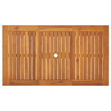 SKM Set da Pranzo da Giardino 7 pz in Legno Massello di Acacia (62.5kg)
