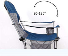 Tavolo da Picnic all'aperto Sedia da Campeggio Sedia da Spiaggia Leggera Sedie Portatili compatte e Resistenti (Supporti 120 kg) includono Ampi Piedi BBQ Party Table (Color : Blue)