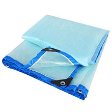 MTYLX Telo Multiuso per Esterni ， Telo, Piante da Giardino Pellicola Protettiva Impermeabile Telo in Plastica per Telo Tenere Al Caldo Riparo Antipioia,Chiaro,4X6M