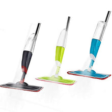 SSAYY Mop Mop Spray A 360 Gradi con 3 Cuscinetti in Microfibra Riutilizzabili Spin Mop Combinazione per Pavimento in Legno Mop Automatico per Piastrelle in Ceramica Bagnato O Asciutto