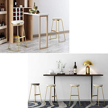 ZEH Sedia da Pranzo, Cuscini braccioli, seggiolone, Sgabello Sgabello da Bar in Stile Nordico Sgabello da Cucina a Sgabello Rotondo for Il poggiapiedi Bistro Massiali Cuscini in Tessuto FACAI