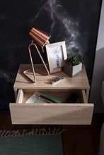 KADIMA DESIGN Comodino parete Sonoma bordo della parete molle di legname