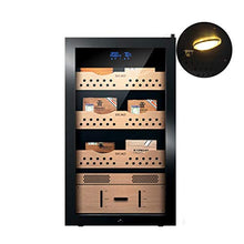 Umidificatori Humidor Cigar Cabinet Costante Di Temperatura E Umidità Domestica Legno Di Cedro Cigar Umidificazione Gabinetto Professionale Melanzana Crescente Umidità Sistema Conservare 400 Sigari