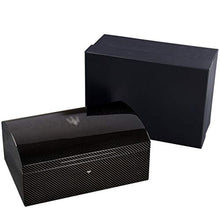Umidificatori Humidor Armadio for Sigari Doppio Contenitore for Sigari Scatola for Sigari Cava Multistrato di Grande capacità Scatola for Sigari con Design Cavo Grande Scatola for Sigari