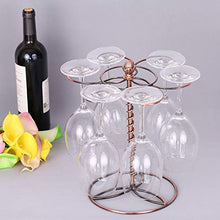Fesjoy Scaffale per asciugare Il Bicchiere di Vino,ripiano per Il Bicchiere di Vino Scaffale per asciugare Il Bicchiere di Vino Rosso Scaffale in Vetro 6 Scaffale di stoccaggio per Vino in Vetro