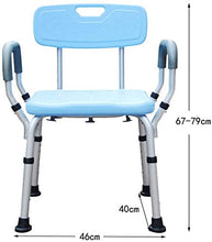 TUHFG Sgabello per Doccia Sgabello per Doccia Sedia da Bagno Anziano Altezza Regolabile Donne Incinte Sgabello da Bagno Sgabello in Alluminio Sgabello Antiscivolo Sedia da Bagno