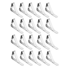 BigBig Style - Set di 12 clip per tovaglia, in acciaio INOX, per coprire il tavolo