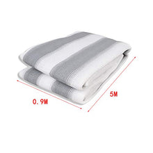 JOYKK 5m Resistente al Calore Schermo per Privacy Schermo per Recinzione Paralume Protezione Anti-Vento - Blu Bianco